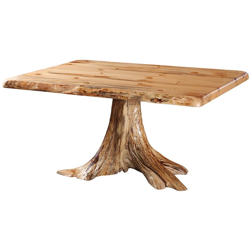 Live-edge-single-stump-table