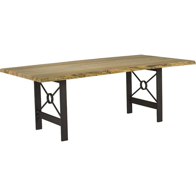 live edge table 812 steel base